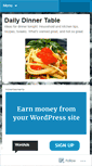 Mobile Screenshot of dailydinnertable.com
